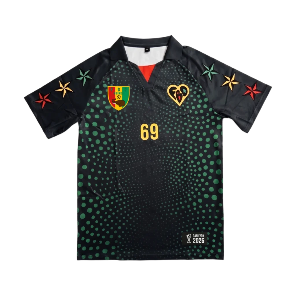 Maillot CAN 2026 Guinée, vue avant